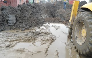 lucrări de așternere strat suport mixtură asfaltică