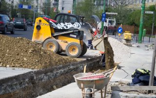lucrări de așternere strat suport mixtură asfaltică